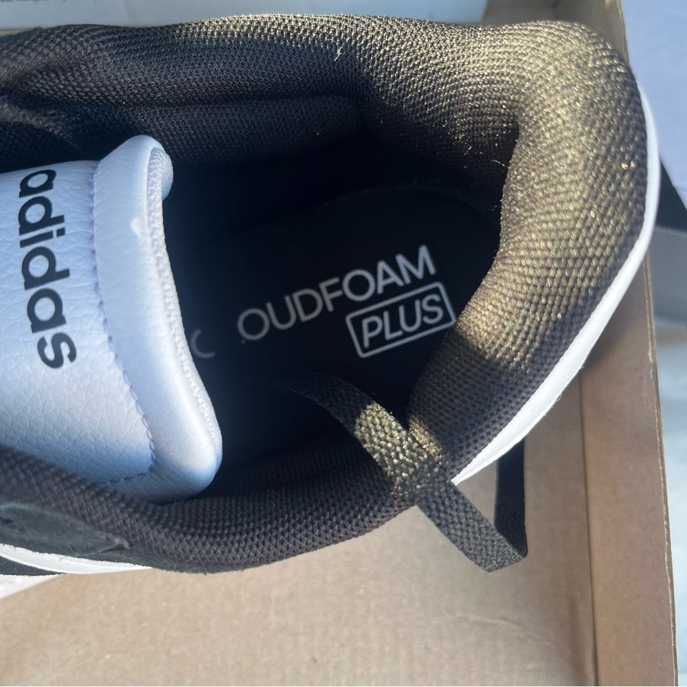 Adidas Black and White Athletic Sneakers - Picture 4 of 7